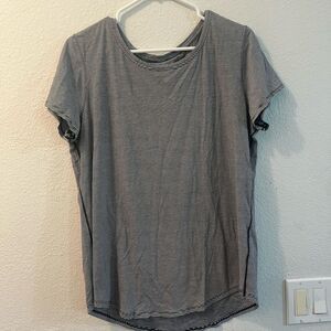 Lululemon Striped Black/Gray Women's Top